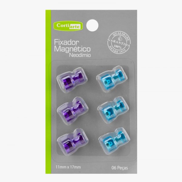 IMÃ FIXADOR MAGNÉTICO 11x17MM - 6 peças