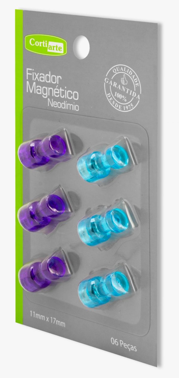 IMÃ FIXADOR MAGNÉTICO 11x17MM - 6 peças - Imagem 2